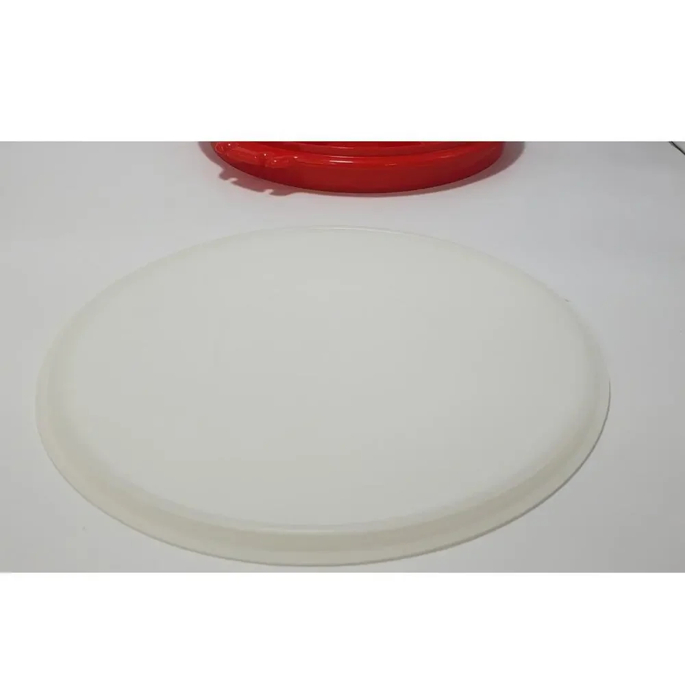 VINTAGE Tupperware 12" Round 405 Pie Veggie Carrier Snack Keeper & 224 Lid - Picture 5 of 6